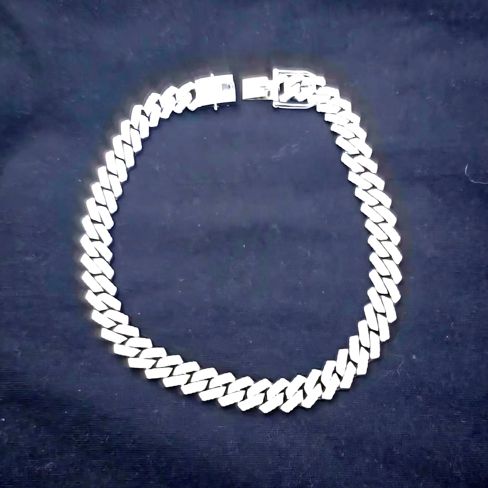Moissanite Cuban Link Chain | Stainless Steel | Iced Out Shine 💎